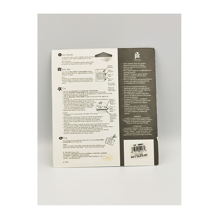 Provo Craft Coluzzle Cutting Template - Nested Heart