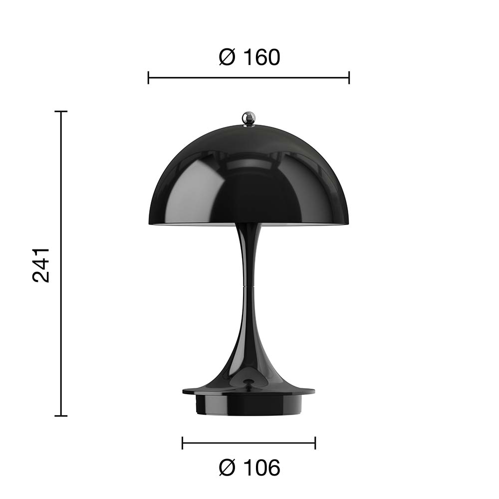 Panthella 160 Portable Table lamp V3 (several colors) - Louis Poulsen - 10