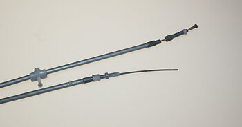 Bremsekabel grå, Mustang Cobra NOS, ydre kappe 6,2 mm indre kabel 2,0 mm