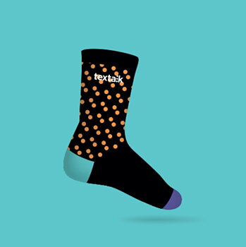 Custom made Textalk Sock