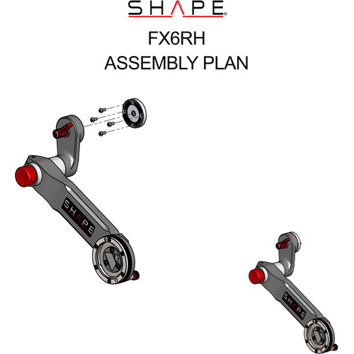 SHAPE Remote Extension Handle and Cable for Sony FX6 - 8