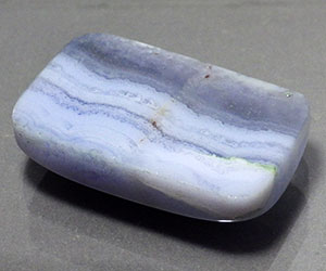 Piedra preciosa curativa de ágata azul natural grande y hermosa de 28,67 ct - 3