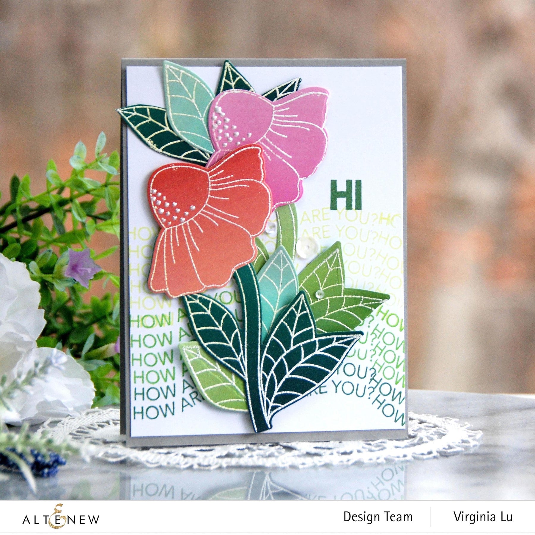 ALTENEW  -Here for You Stamp Set - 4