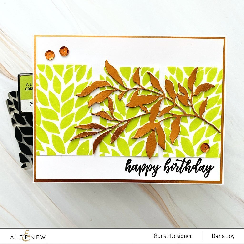 ALTENEW  -Solid Foliage Stamp Set - 3