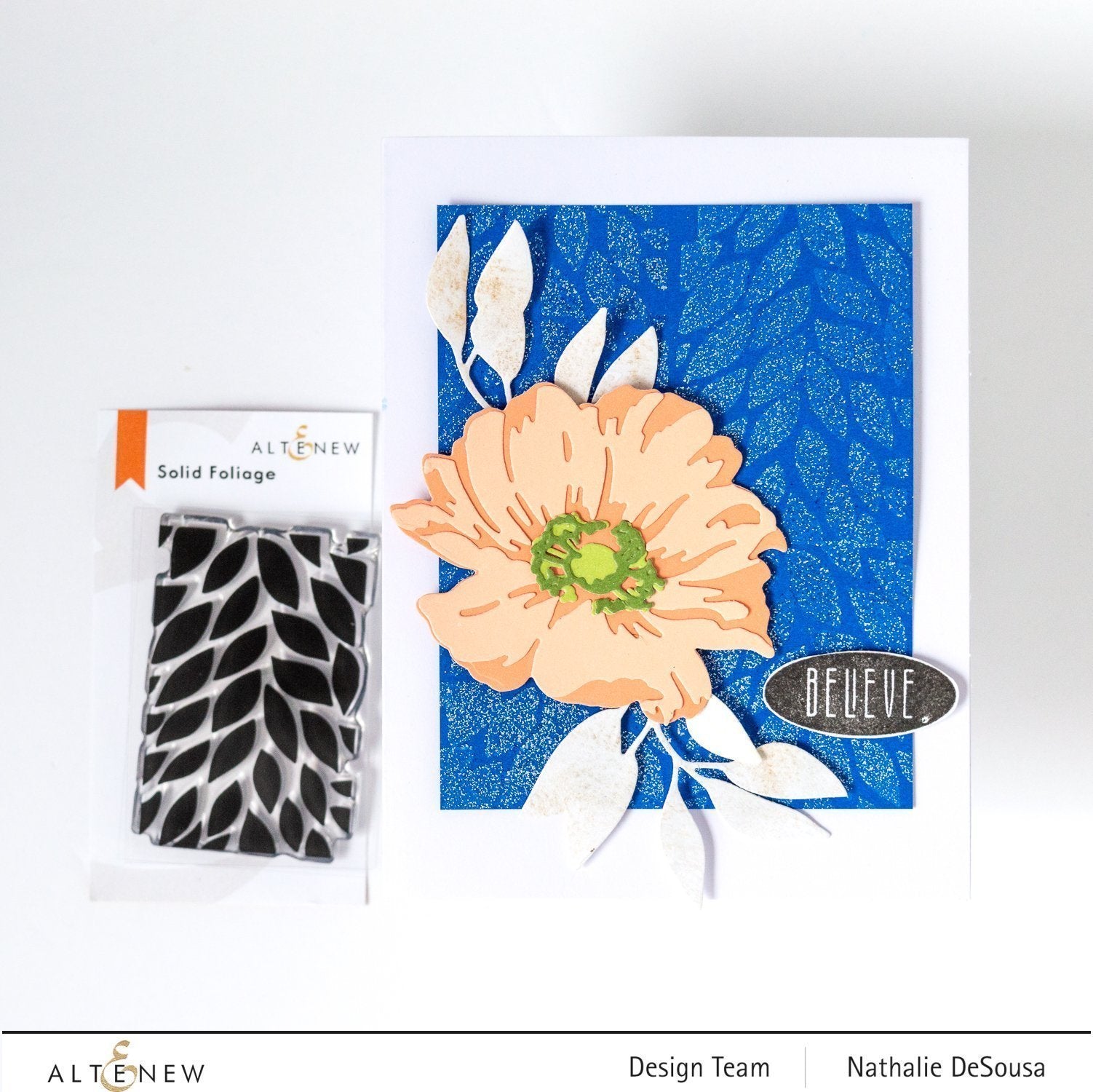 ALTENEW  -Solid Foliage Stamp Set - 5