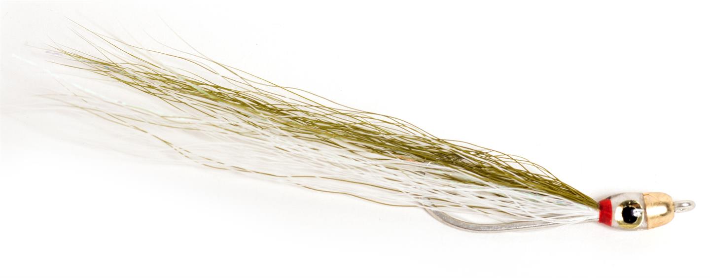 Jiggy Fly Dk. Olive/White #6