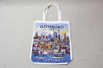 Fabric bag Göteborg 400 years 33x40 cm