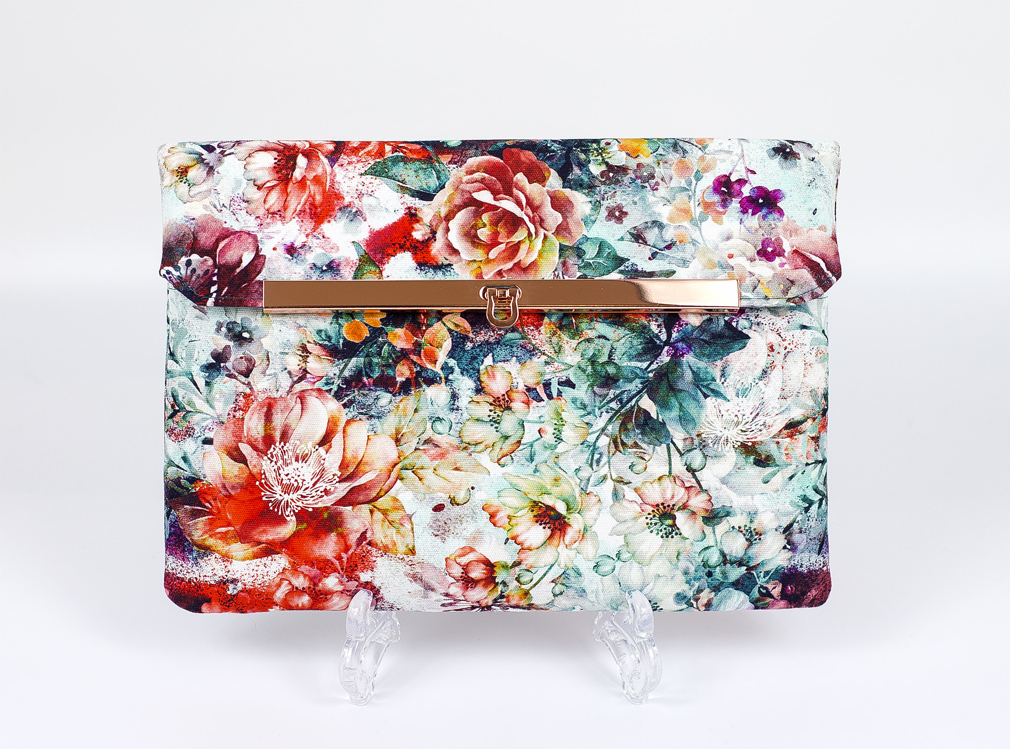 Faro Foldover Clutch - Pappersmönster - 6