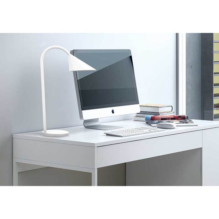 Skrivbordslampa Sol LED vit - 4