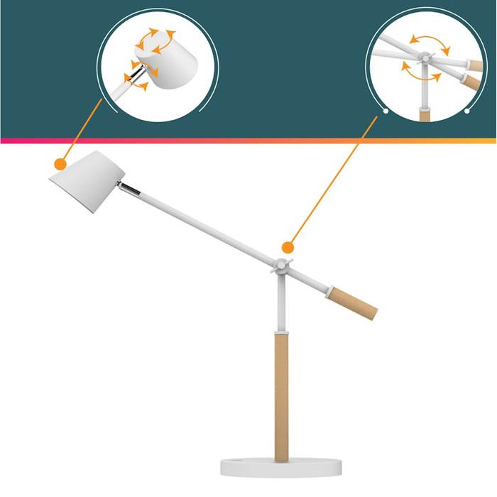 Lampa Vicky LED vit - 8