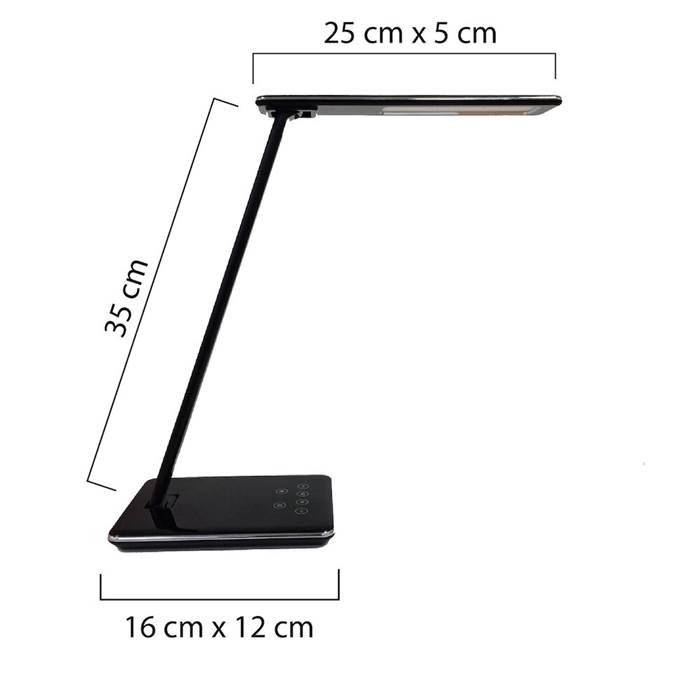 Lampa Linka LED svart - 8