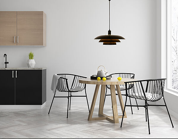 EPSILON taklampa, svart 45cm - Aneta Lighting - 2