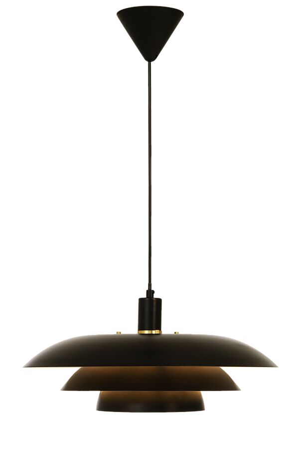 EPSILON taklampa, svart 45cm - Aneta Lighting
