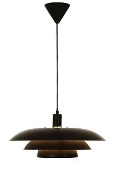 EPSILON taklampa, svart 45cm - Aneta Lighting