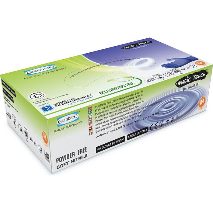 Handske Nitril acc.fria L 100/ - 2