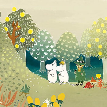 Mumin : Berget - Kort med kuvert