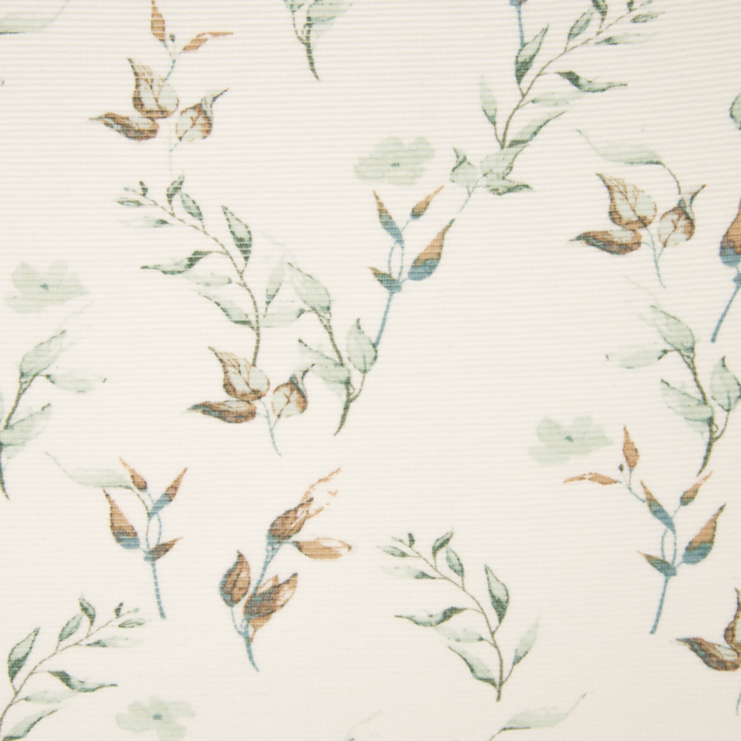 OTTOMAN - GREEN LEAVES