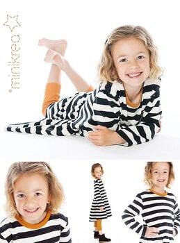 RUFFLE HEM DRESS - MINIKREA 33015