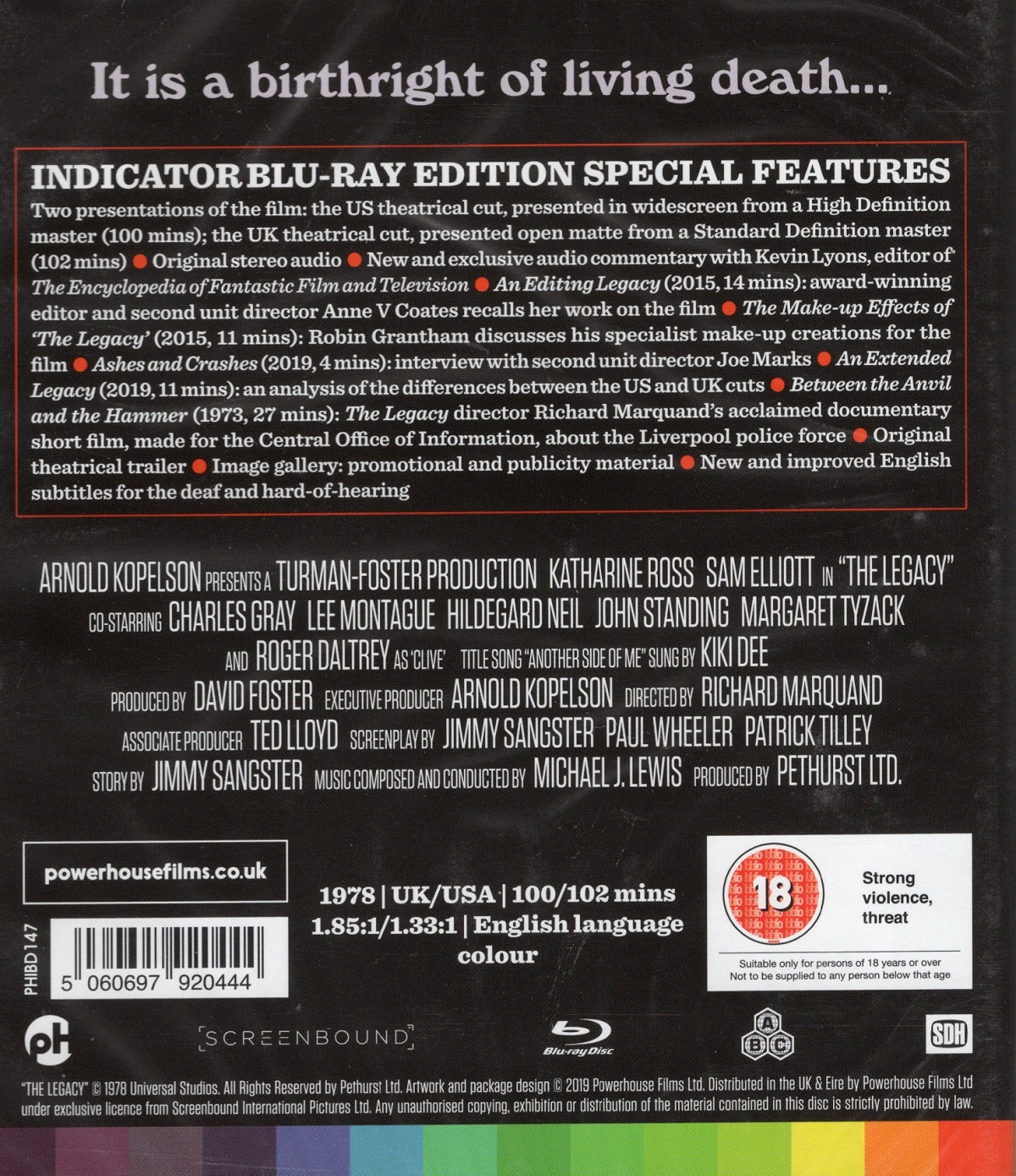 The Legacy (ej svensk text) (Blu-ray) - 2