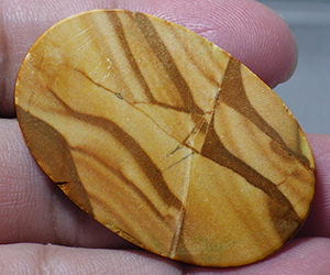 Piedra preciosa curativa de ágata jaspe Mookaite natural grande y hermosa de 34,71 ct - 3
