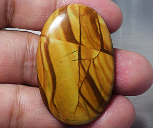 Piedra preciosa curativa de ágata jaspe Mookaite natural grande y hermosa de 34,71 ct