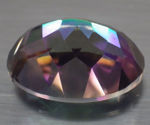 Piedra preciosa de cuarzo arcoíris natural ovalada grande de 13,13 ct muy hermosa - 2