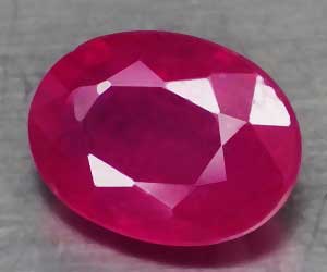 1,05 ct muy hermosa piedra preciosa de rubí natural genuina ovalada de 7x5 mm - 4