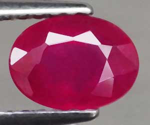 1,05 ct muy hermosa piedra preciosa de rubí natural genuina ovalada de 7x5 mm - 2