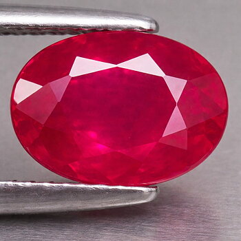 1,05 ct muy hermosa piedra preciosa de rubí natural genuina ovalada de 7x5 mm