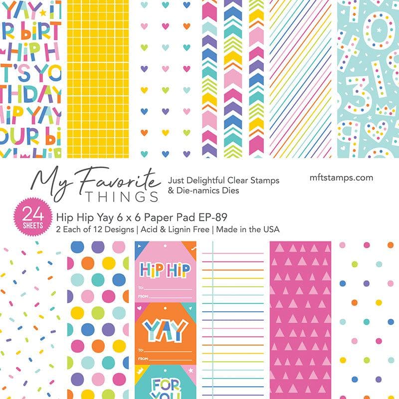 MY FAVORITE THINGS -MSTN Hip Hip Yay Paper Pad