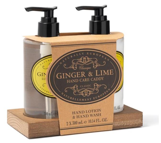 Naturally European Caddy Ginger Lime  Giftset