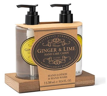 Naturally European Caddy Ginger Lime  Giftset