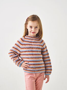 Raglanjumper med ränder - Elsa by Permin