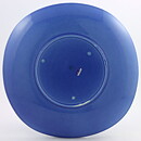 Stig Lindberg (Piazza 1960) Blue Dish with Elephant Relief Decor 27 cm