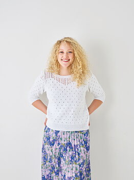 Jumper med hålmönster