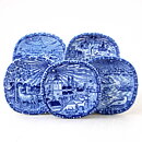 Gunnar Nylund (Christmas Plates 1978–1982) Five Miniature Wall Plaques with Box
