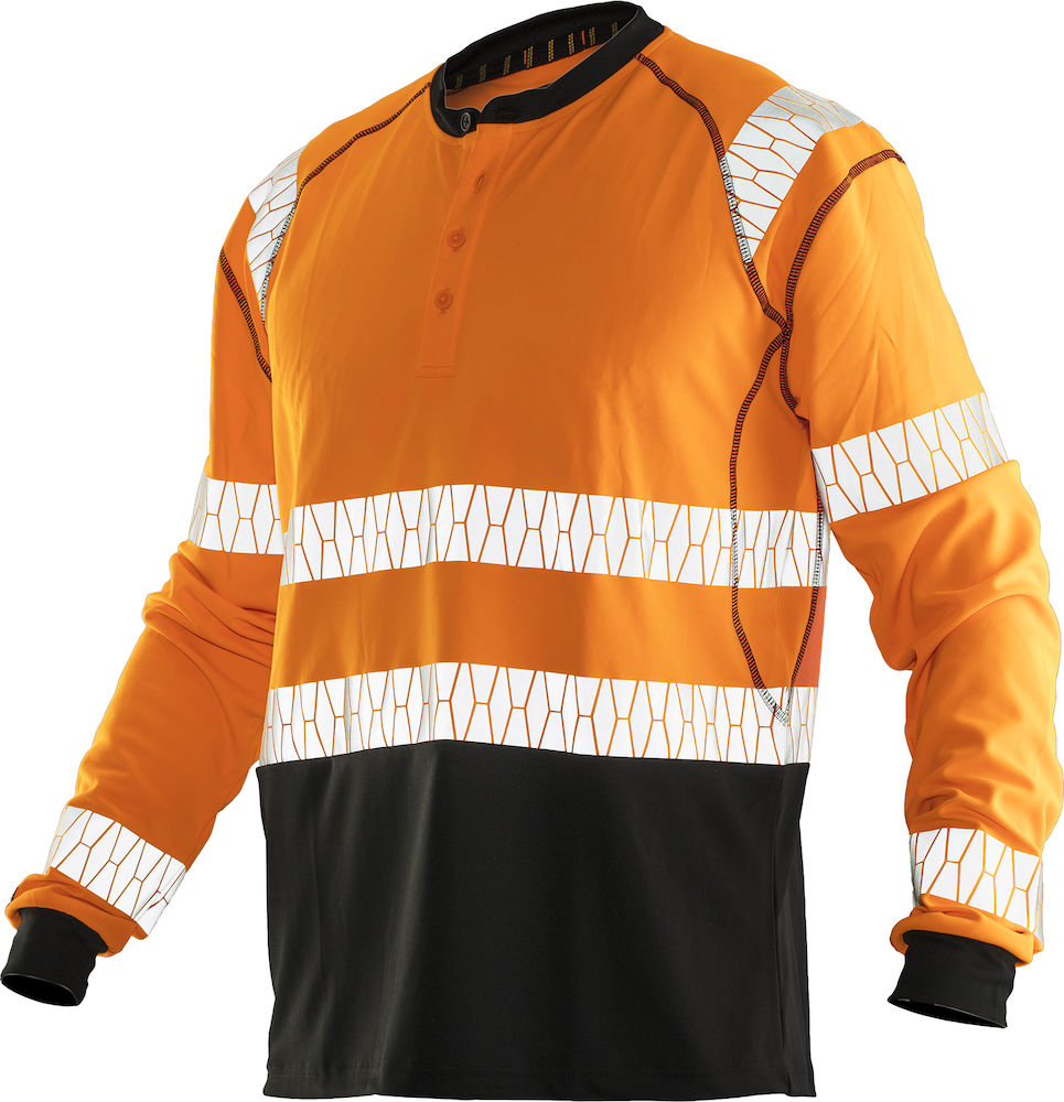 Jobman 5598 T-shirt Långärmad UV-Pro Varsel - 4