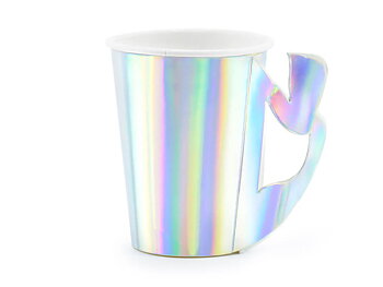 Pappersmuggar | 6-pack | Sjöjungfru | Iridescent - 2