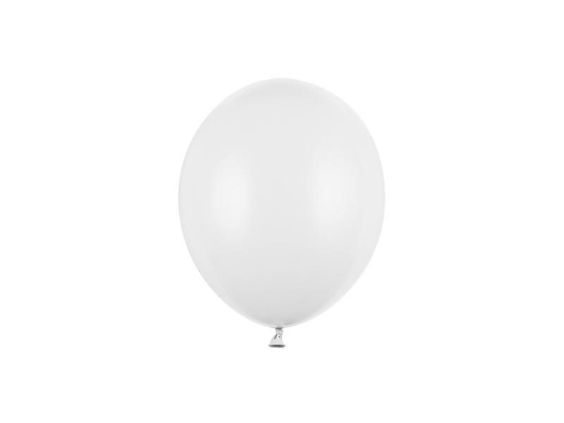 Miniballonger Pastell vita 12 cm