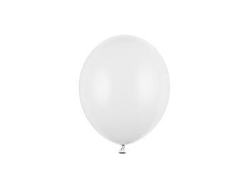 Miniballonger Pastell vita 12 cm