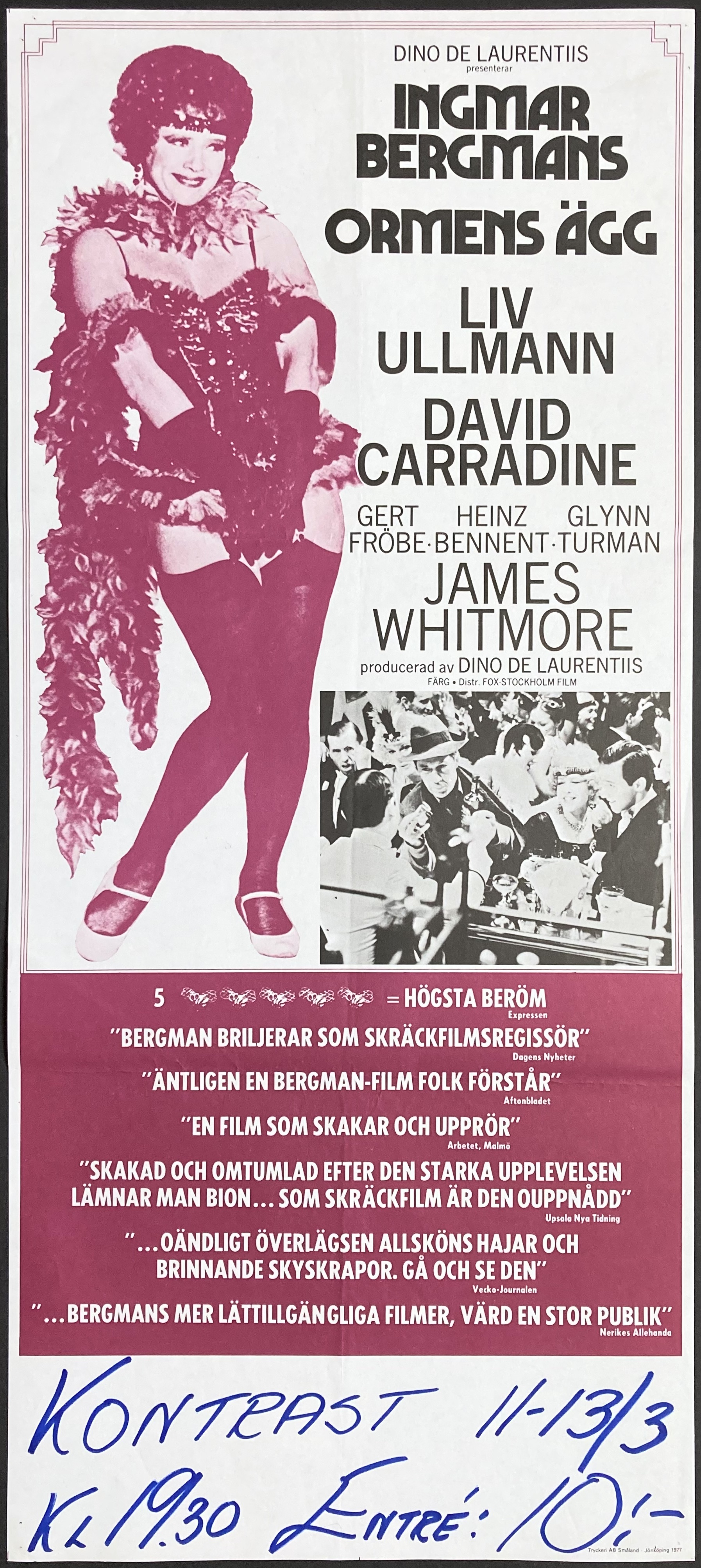 ORMENS ÄGG (1977)