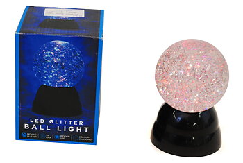 Glitterlampa 14 cm - Alrico