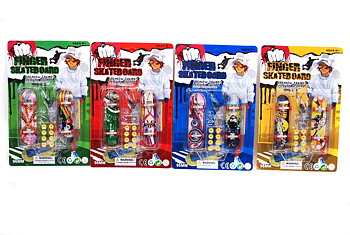 Finger Skateboard, 9,5 cm, 1 st - Alrico