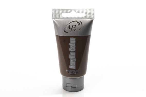Artmaster Acrylic 75ml, Burnt umber