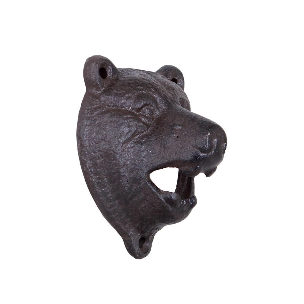 Bottle opener - Cast iron - Bear - 9 cm - 2