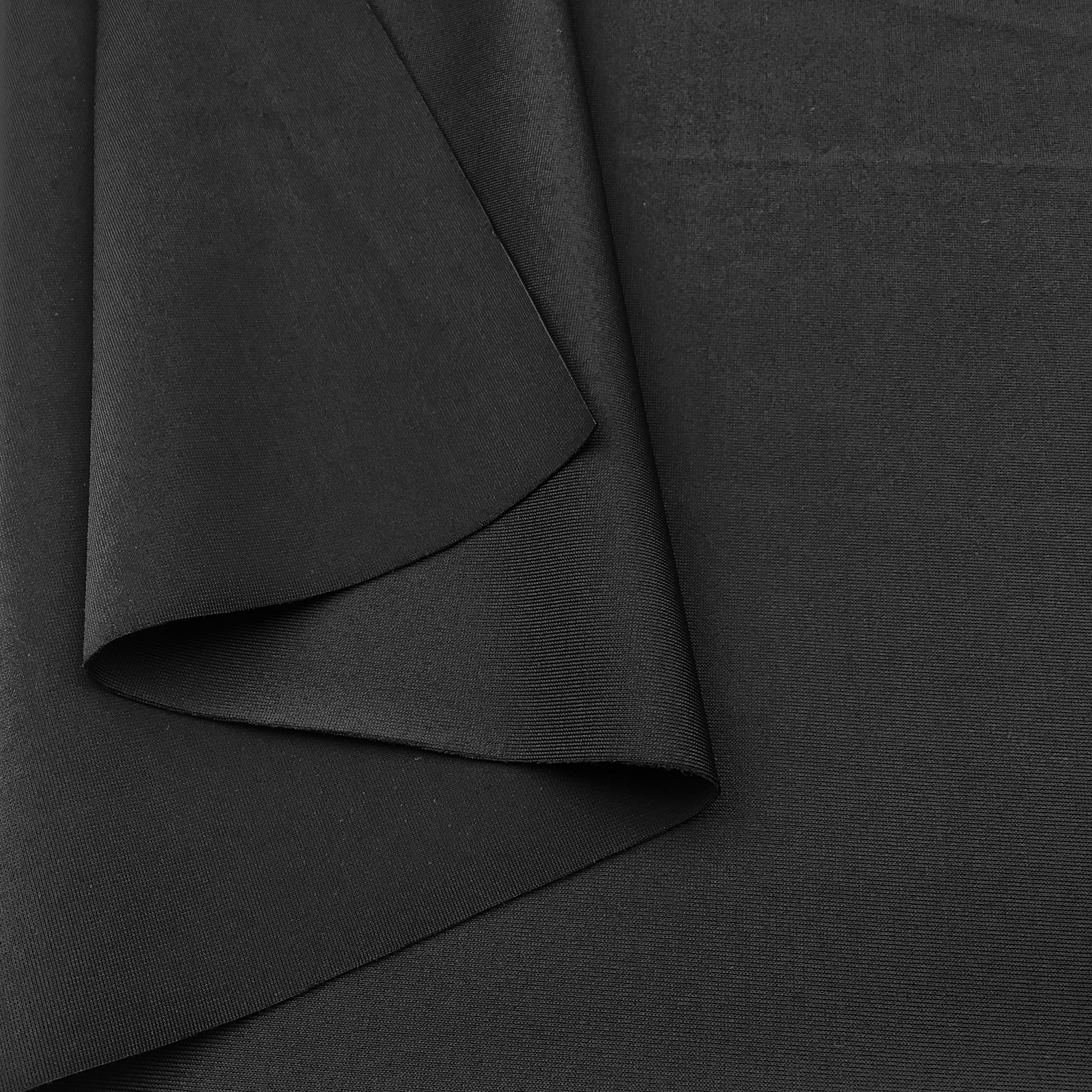 Swimwear fabric matte Black