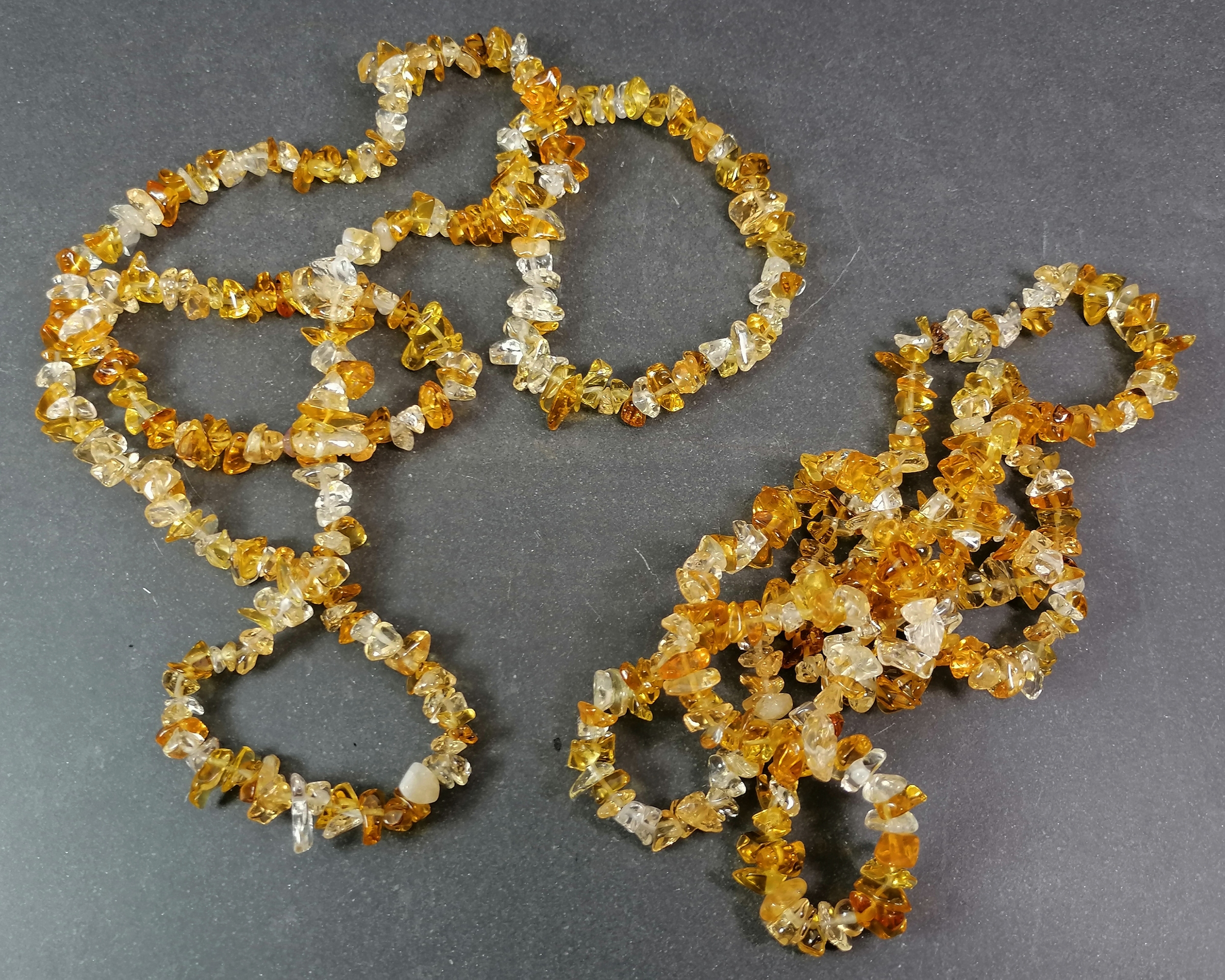 Citrin Chip  Halsband - AA kvalitet