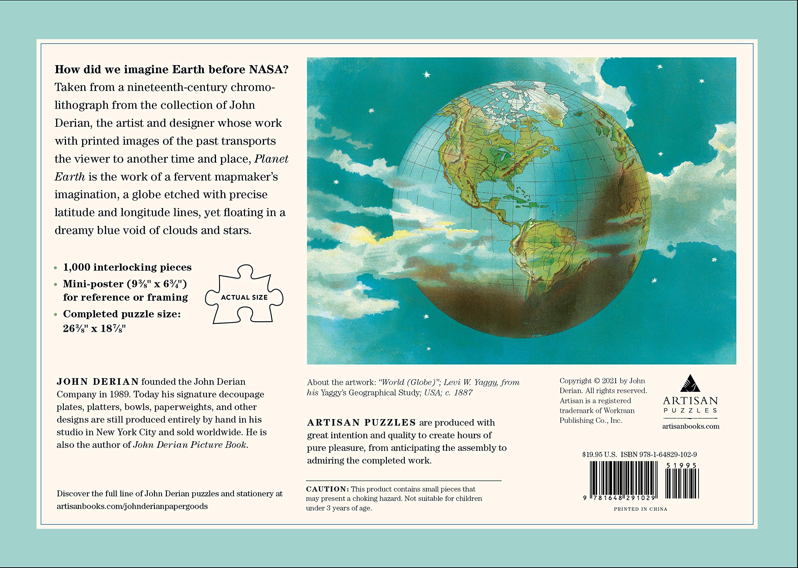 Pussel John Derian Planet Earth  - 3