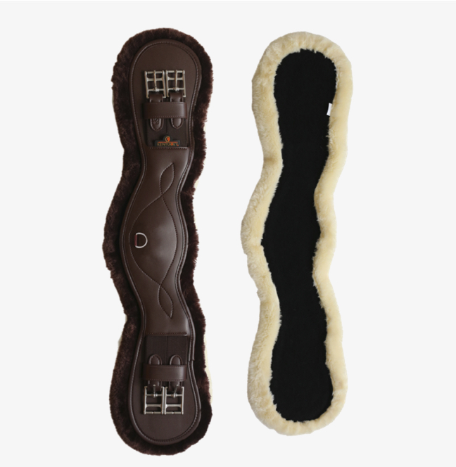 Kentucky Sheepskin Anatomic Girth Brun