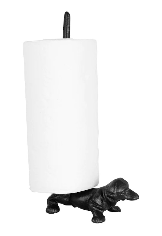 Paper holder Dog - Household paper holder - Cast iron